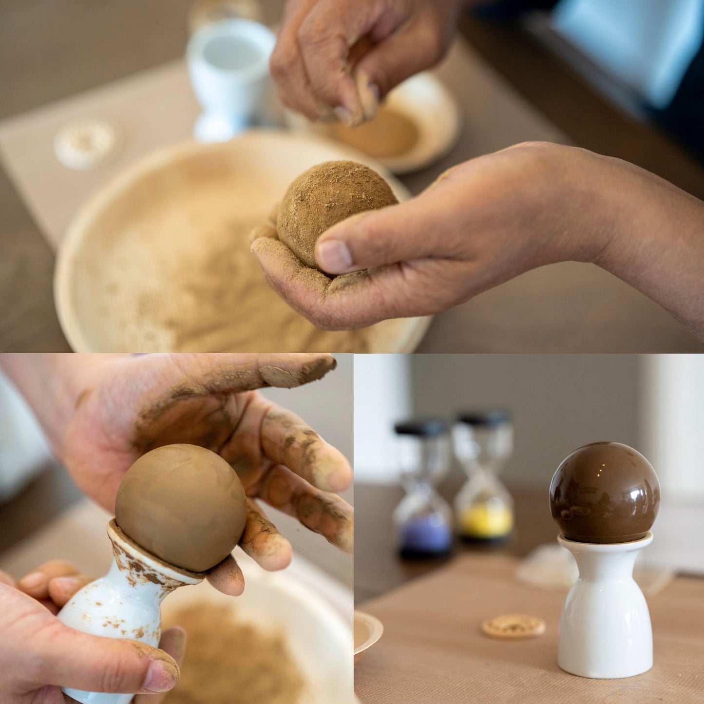 Dorodango Noriko Kit | Make 2 Dorodango | Complete Polishing Set